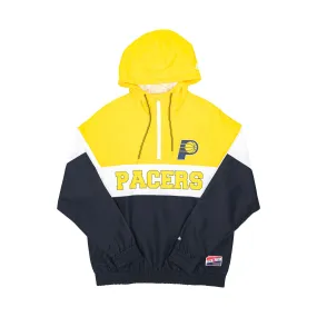 Adult Indiana Pacers 1/4 Zip Windbreaker Jacket in Navy by New Era