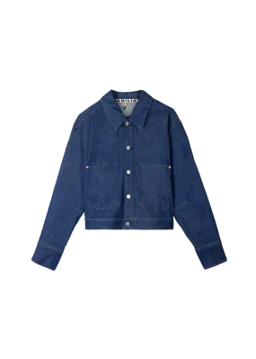 Rinsed denim jacket