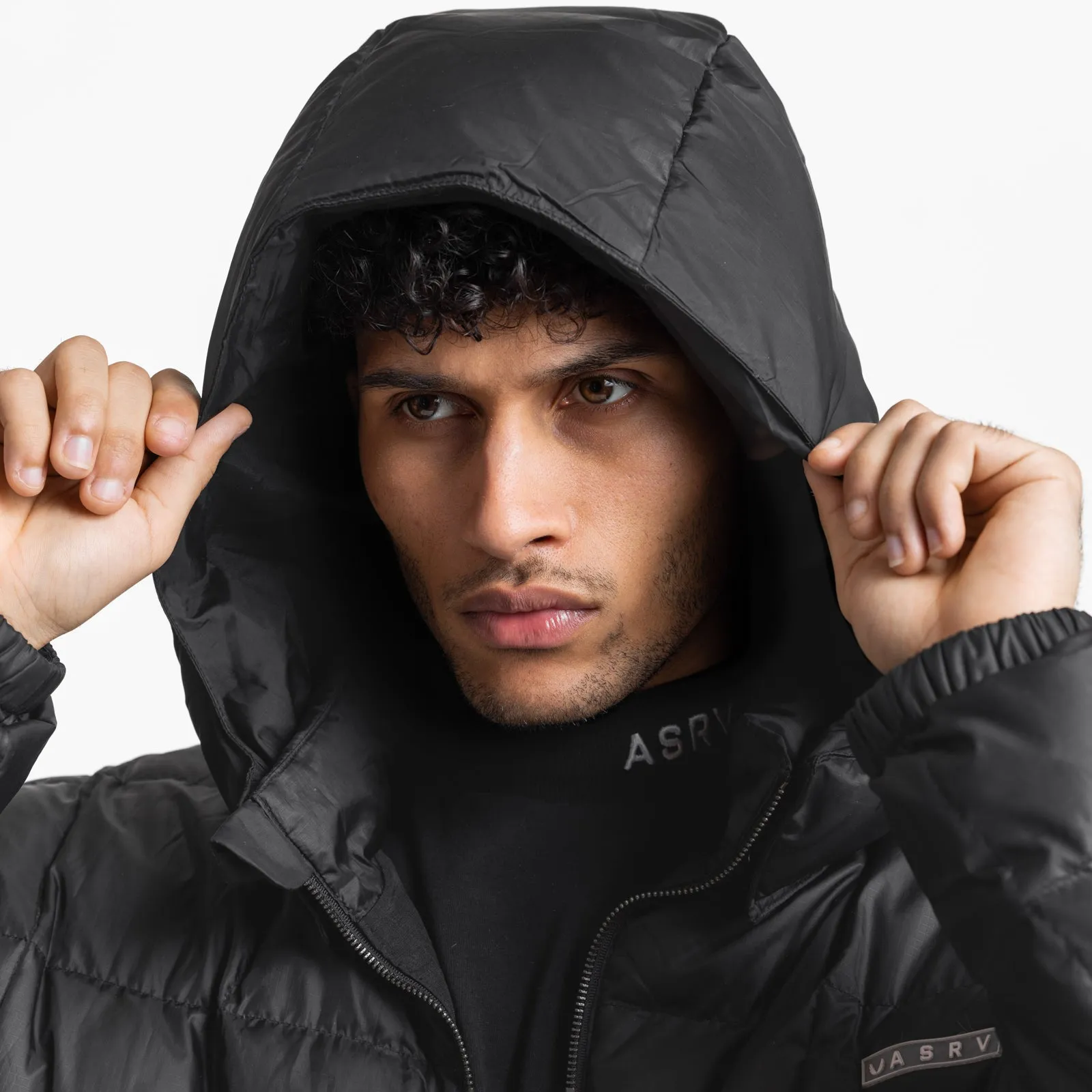 0551. Weather-Ready Down Puffer Jacket - Black