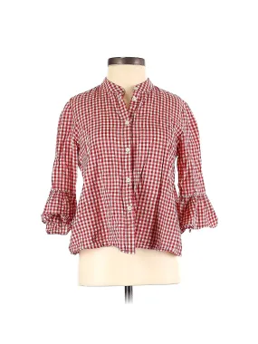 3/4 Sleeve Button-Down Shirt