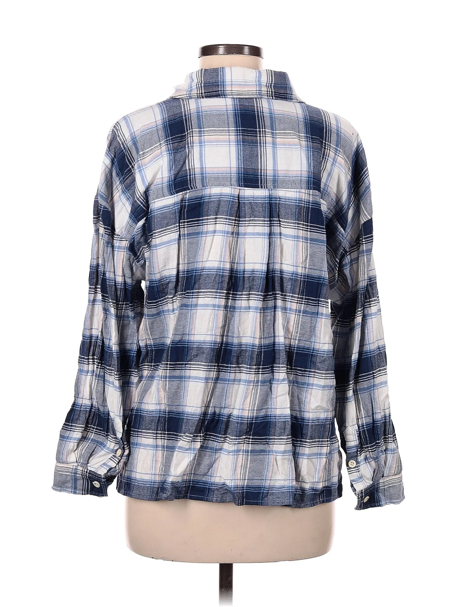 3/4 Sleeve Button-Down Shirt