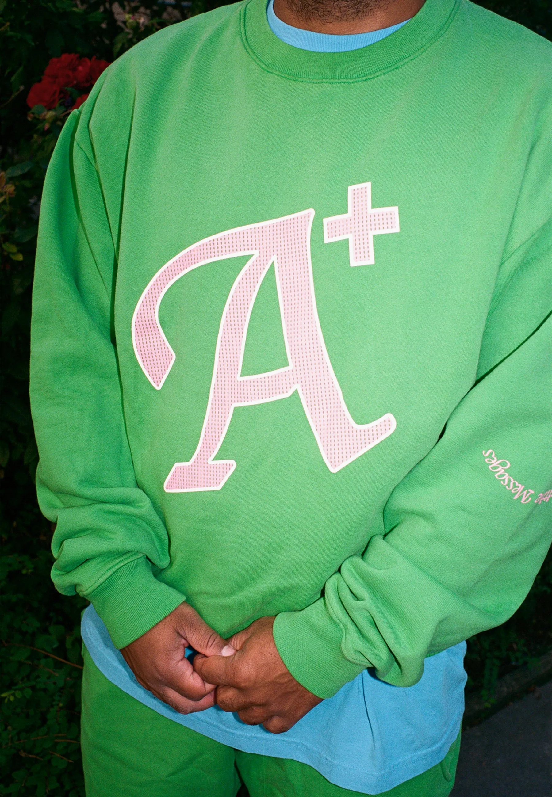 A  Crew Neck Sweater - double mint