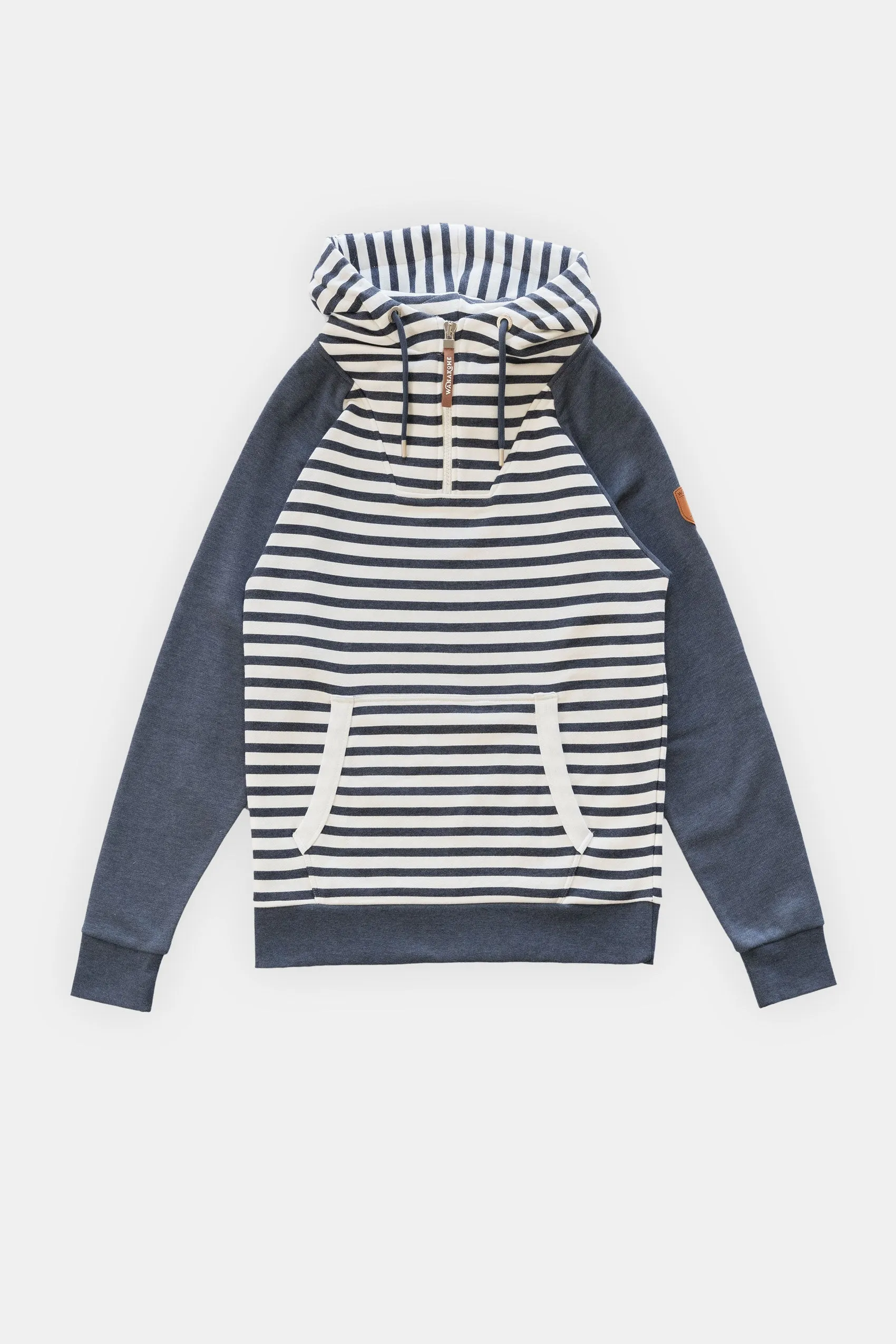 Alani Stripe Navy Hoodie