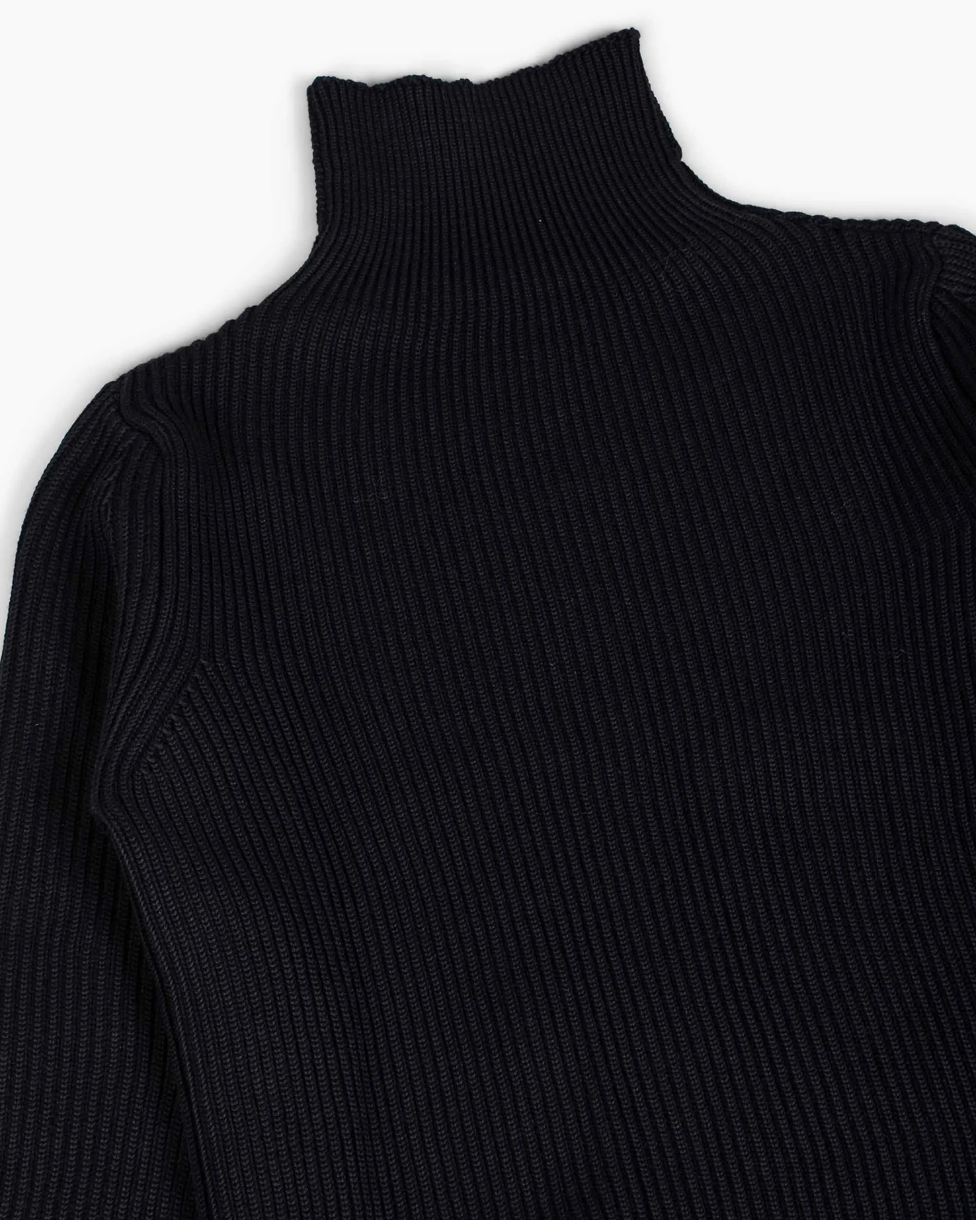 Andersen-Andersen Navy Turtleneck Black