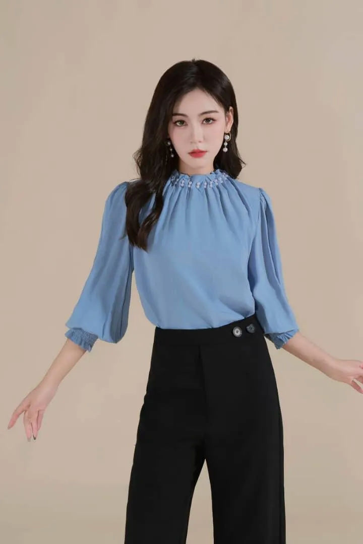 Annalie Turtleneck Blouse