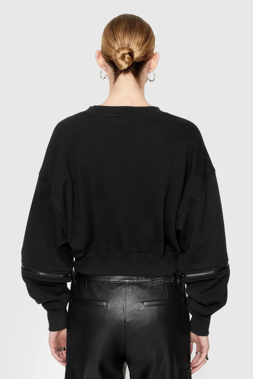 Annie Zip Sleeve Sweatshirt