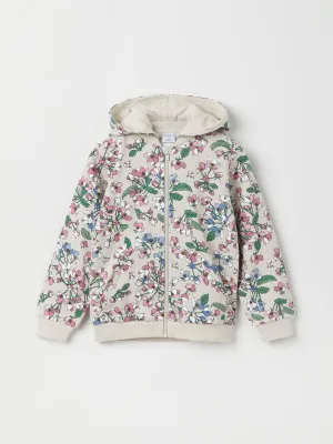 Apple Blossom Print Kids Hoodie