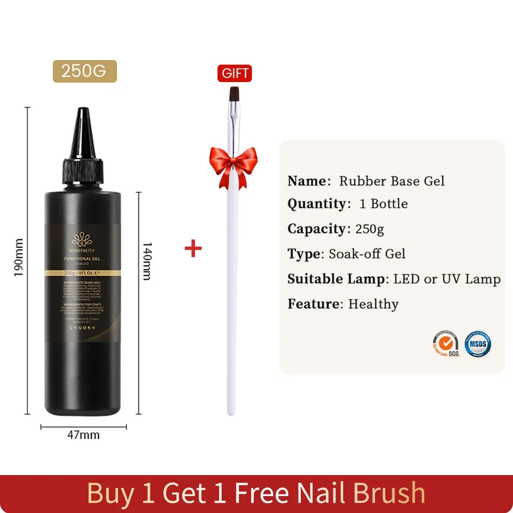 Base Gel Super Top Coat 250g Matte Top Coat Gel Polish Soak Off UV LED Gel Varnish Functional Gel Nail Salon