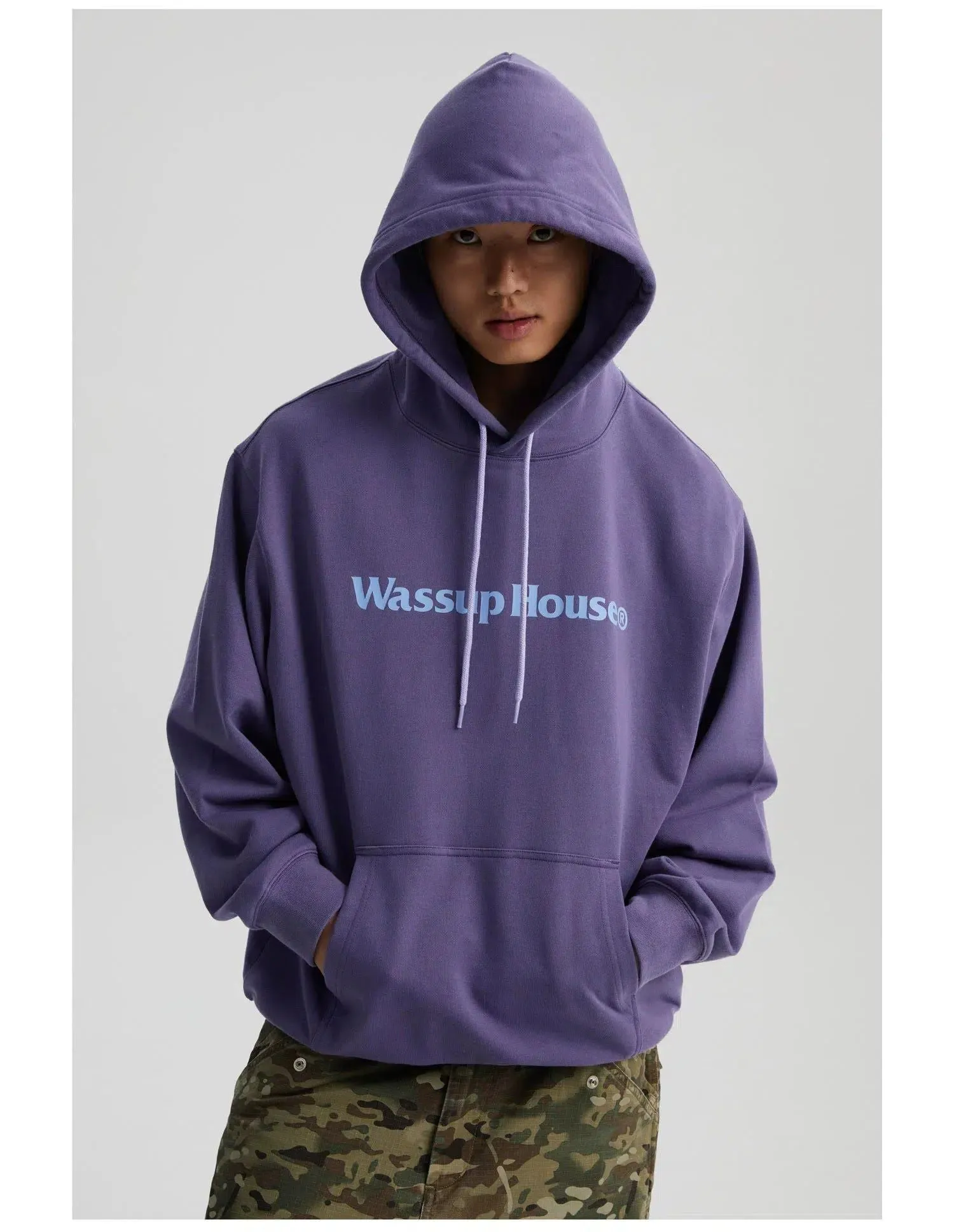 Basic Logo Print Hoodie