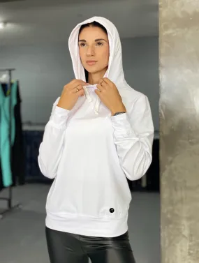 BASIC SUMMER HOODIE - WHITE