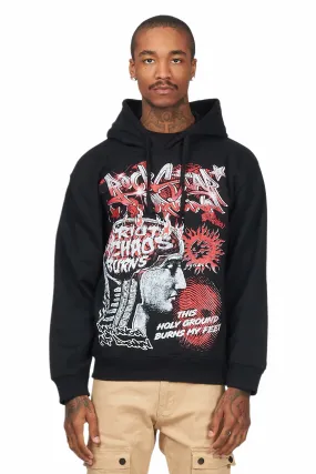 Battery Black Graphic Hoodie