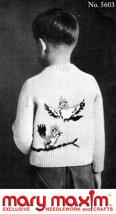 Bluebirds Cardigan Pattern