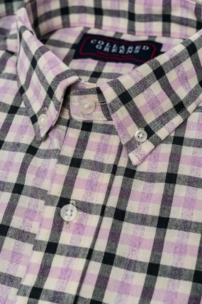 Bolton: Brookline Button Down Shirt - Lavender/Navy