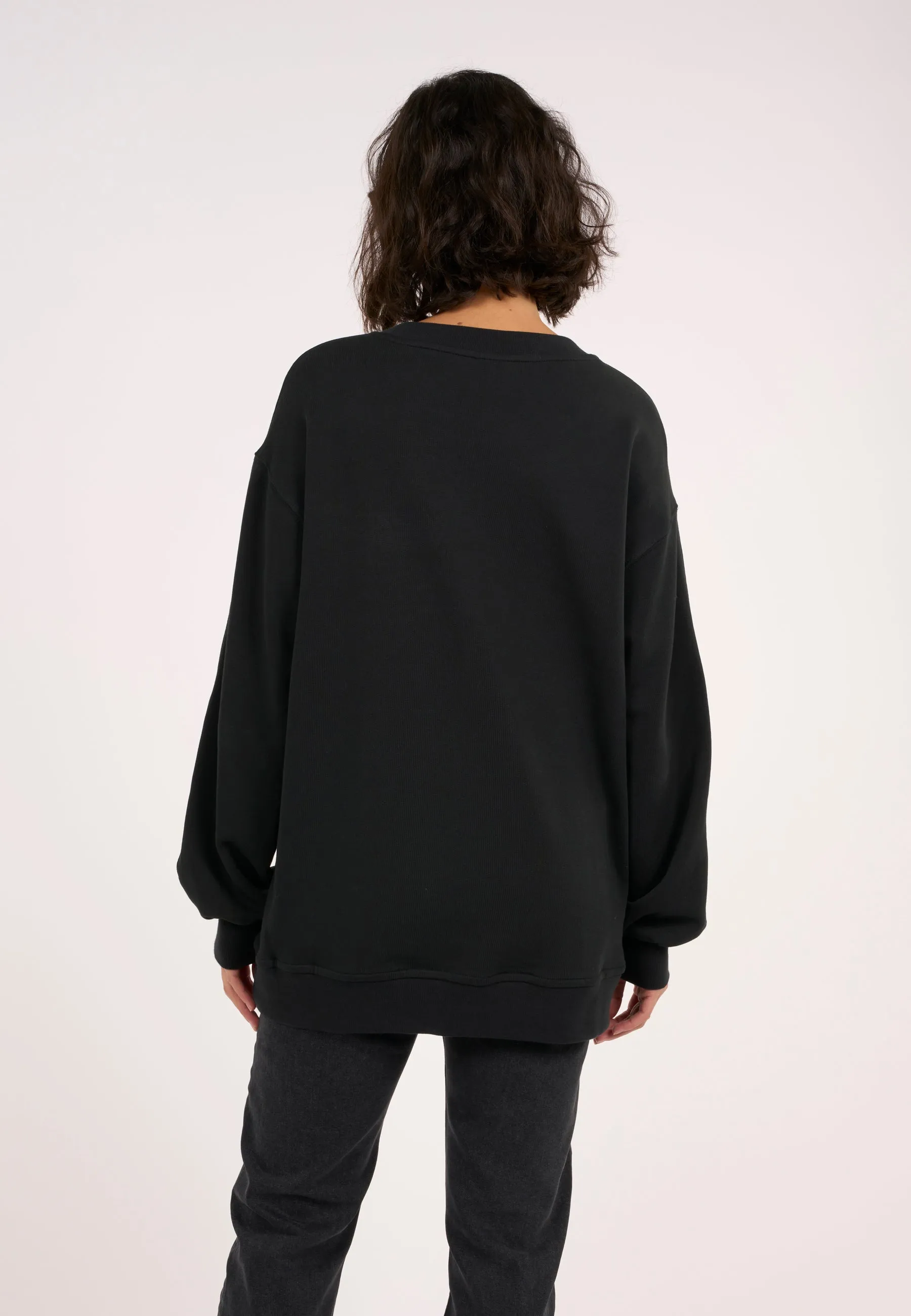 Boxy sweatshirt - Black Jet