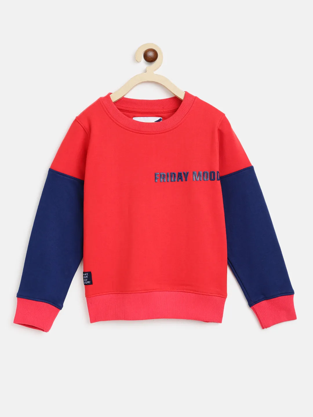 Boys Red & Blue Sweatshirt