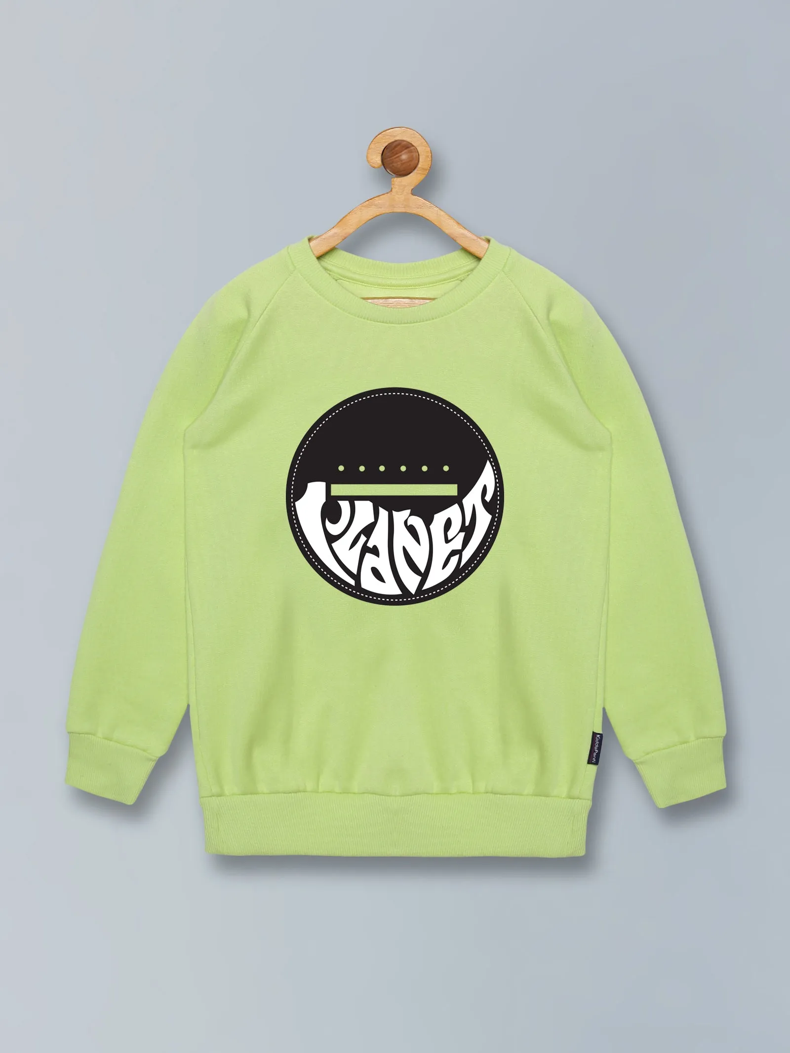 Boys Round Neck Sweatshirt With Print