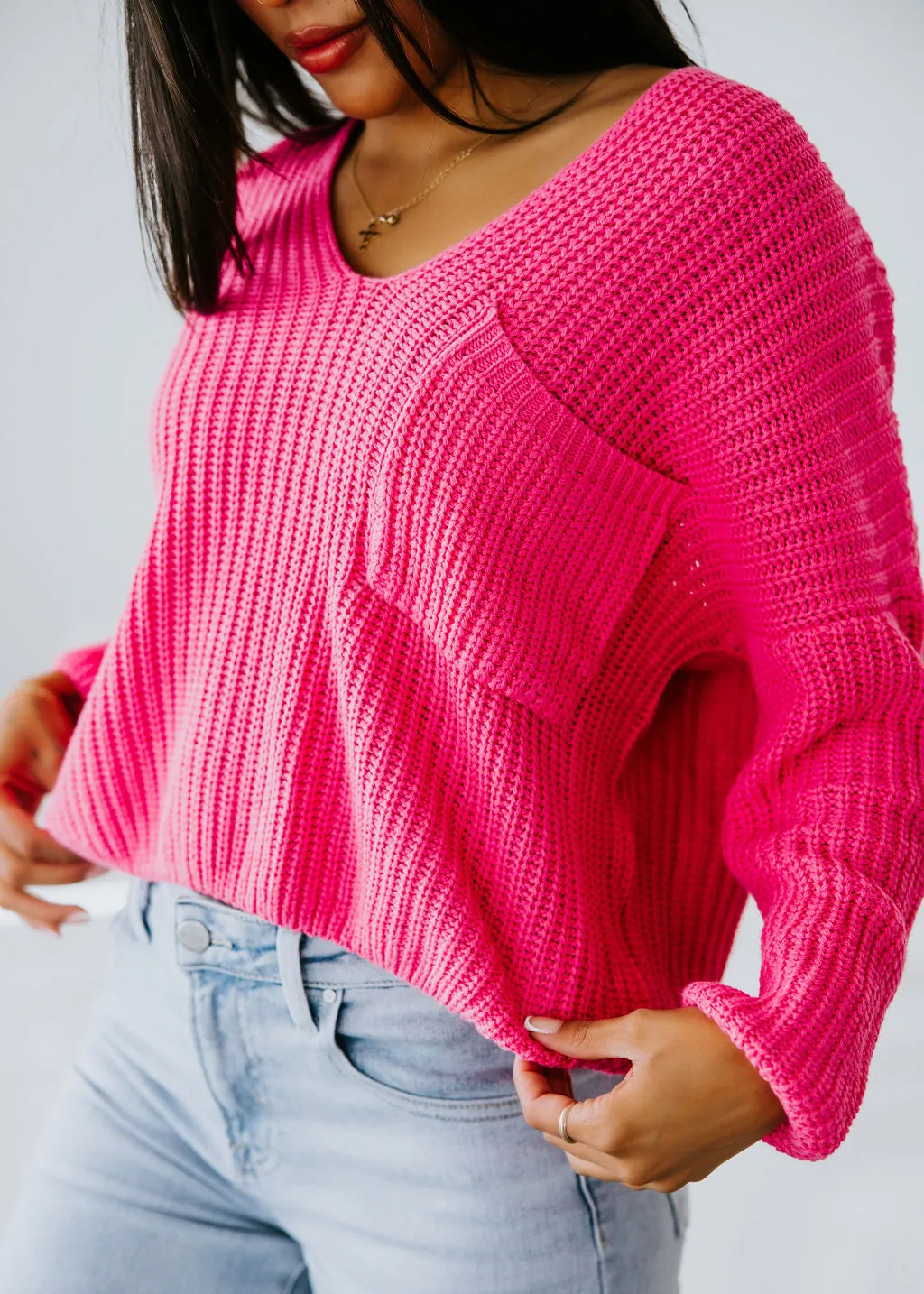 Bright Future V-Neck Sweater