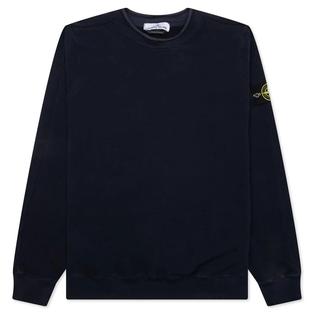 Brushed Sweatshirt - Navy Blue