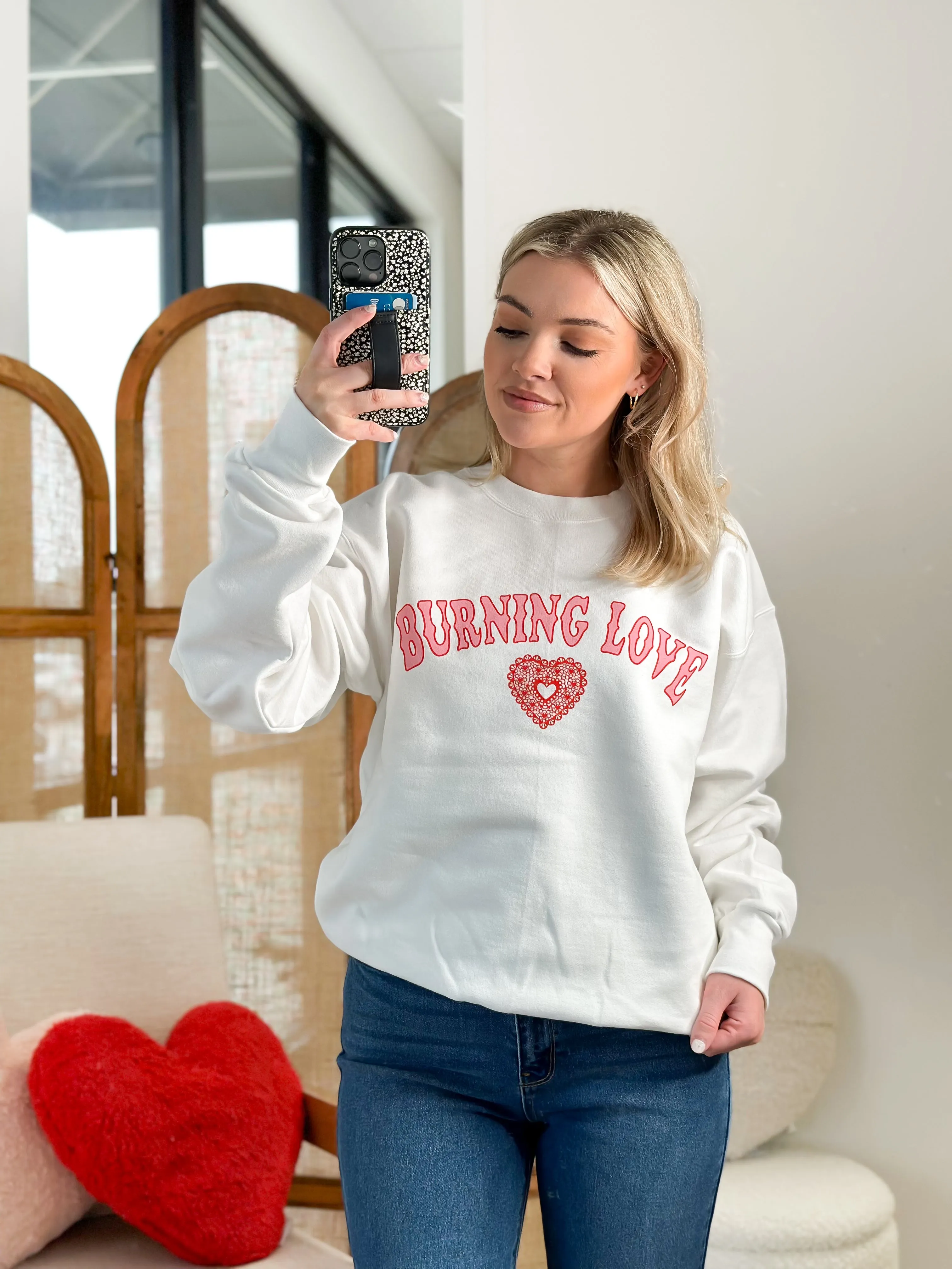 Burning Love Sweatshirt RT