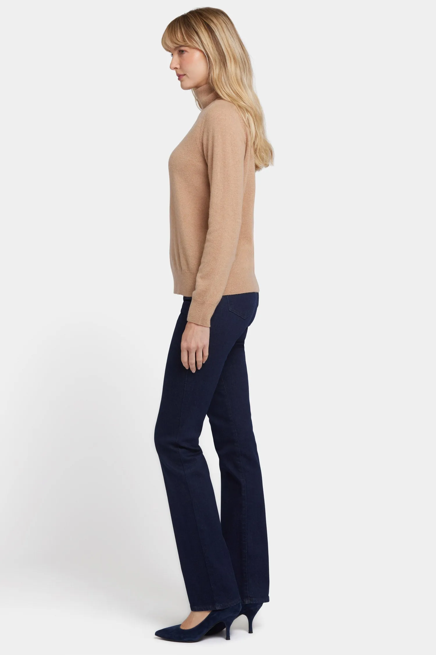 Cashmere Turtleneck Sweater - Tan