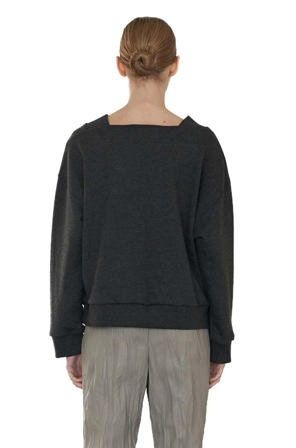 Charcoal V-Neck Sweater