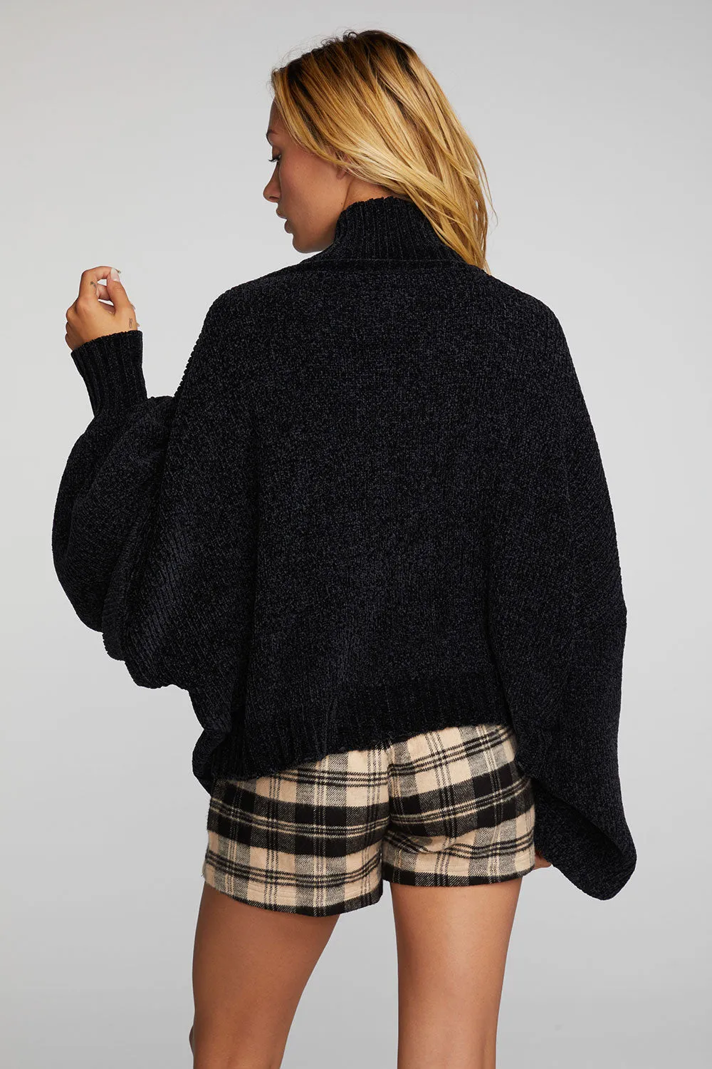 Chenille Sweater Knit Turtleneck