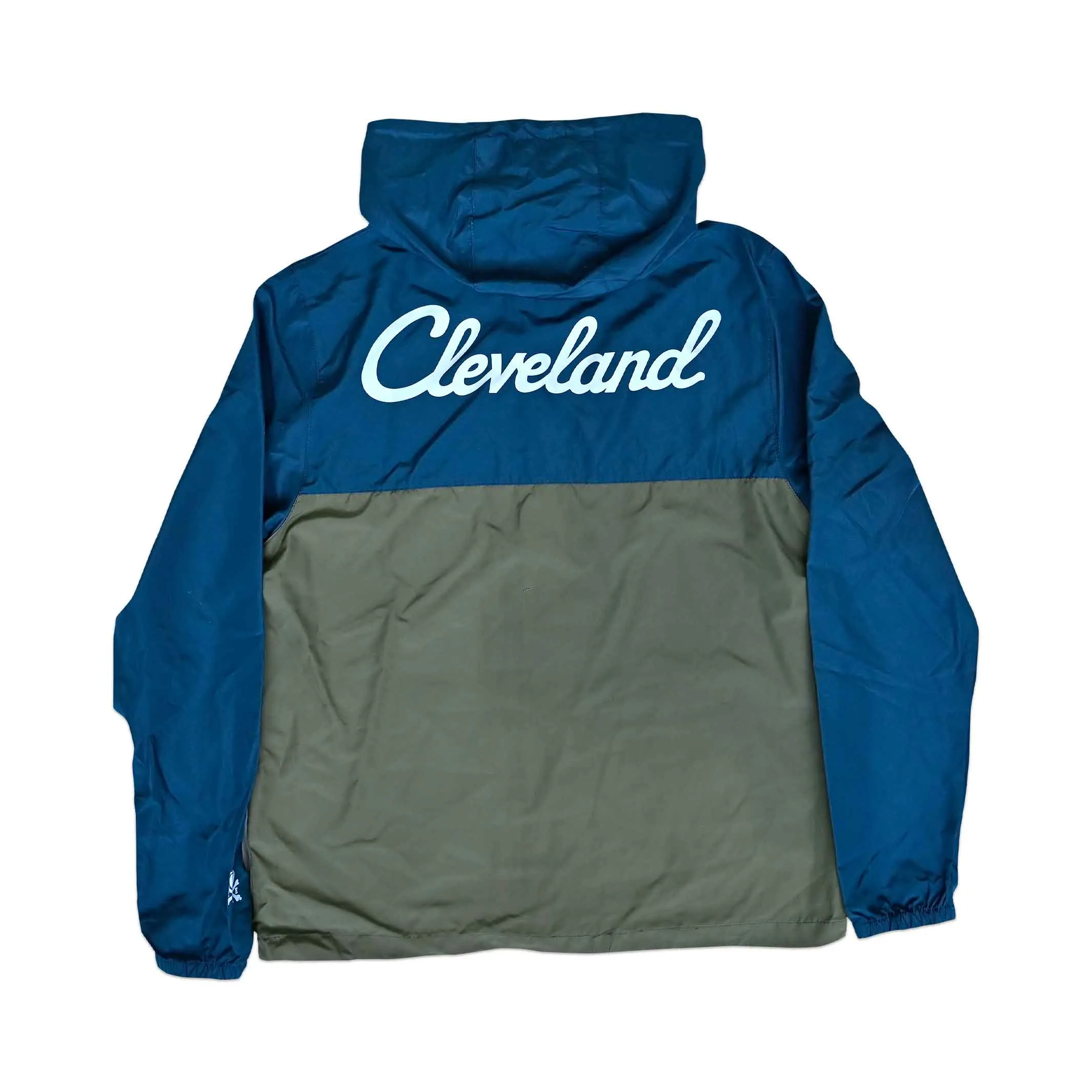 Cleveland Skyline Seal Windbreaker - Navy/Army Green