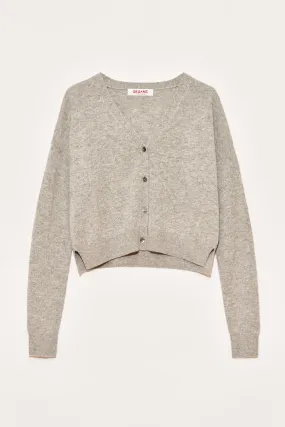 Cropped Cashmere Cardigan