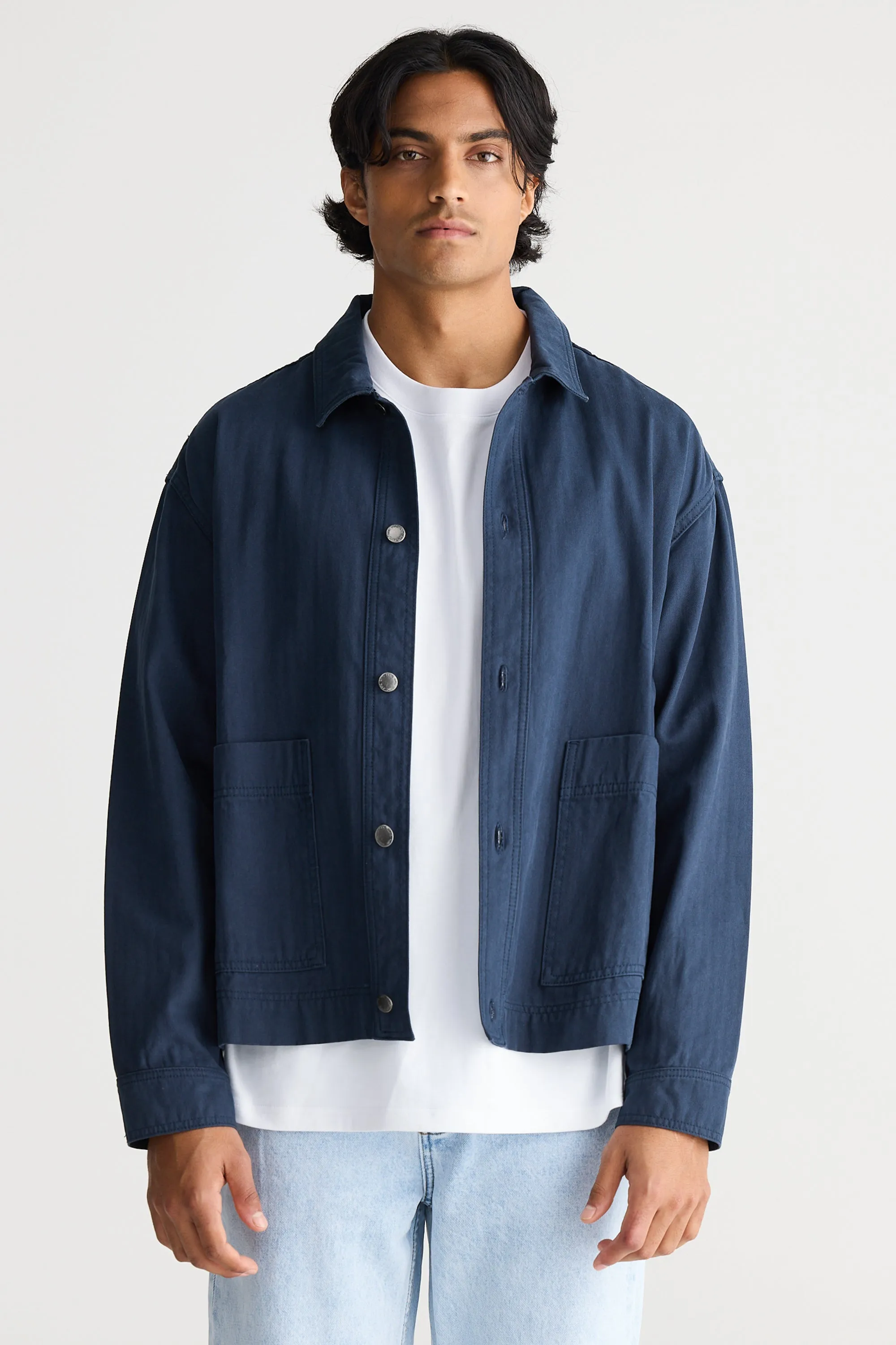 Denver Twill Jacket Navy