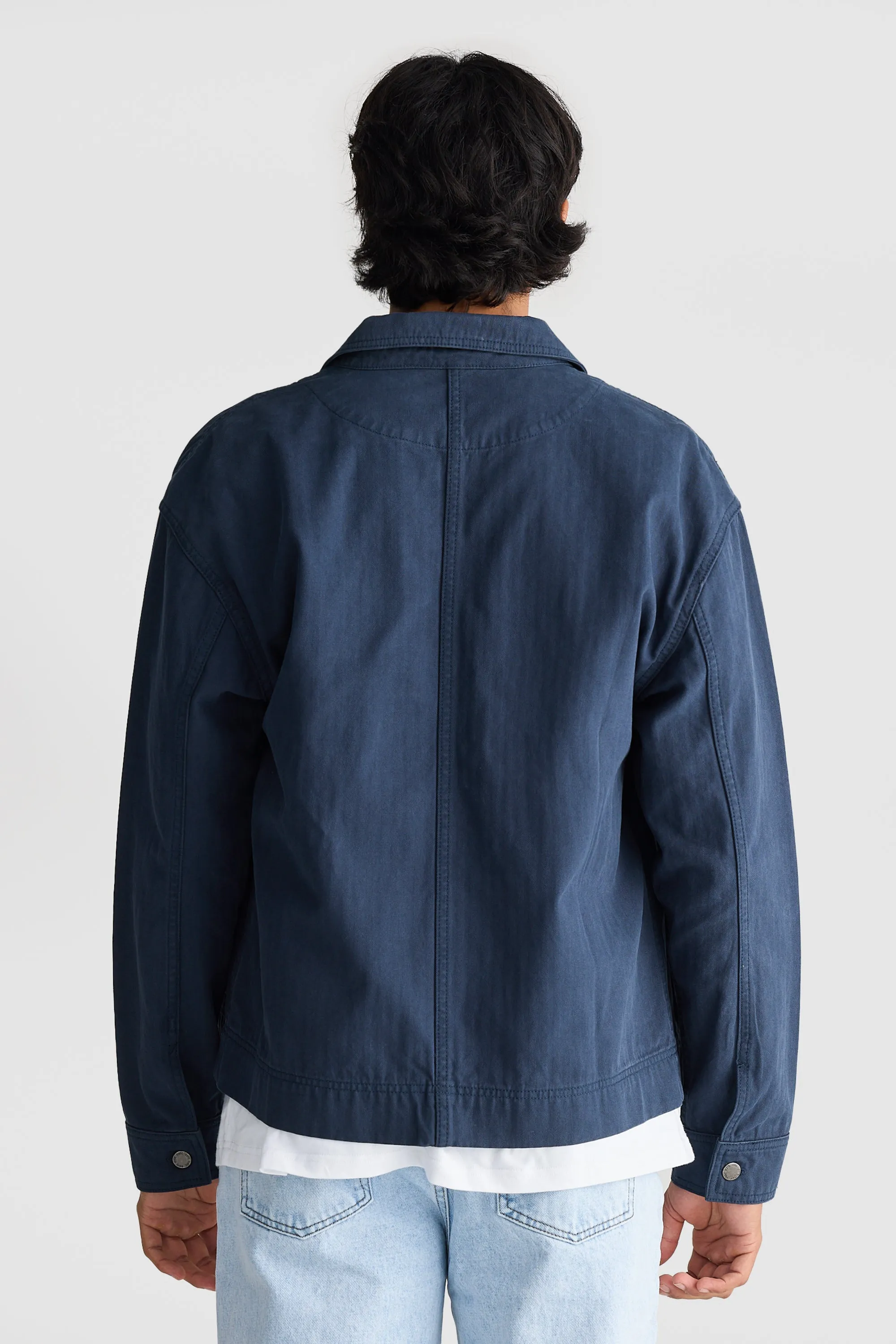 Denver Twill Jacket Navy