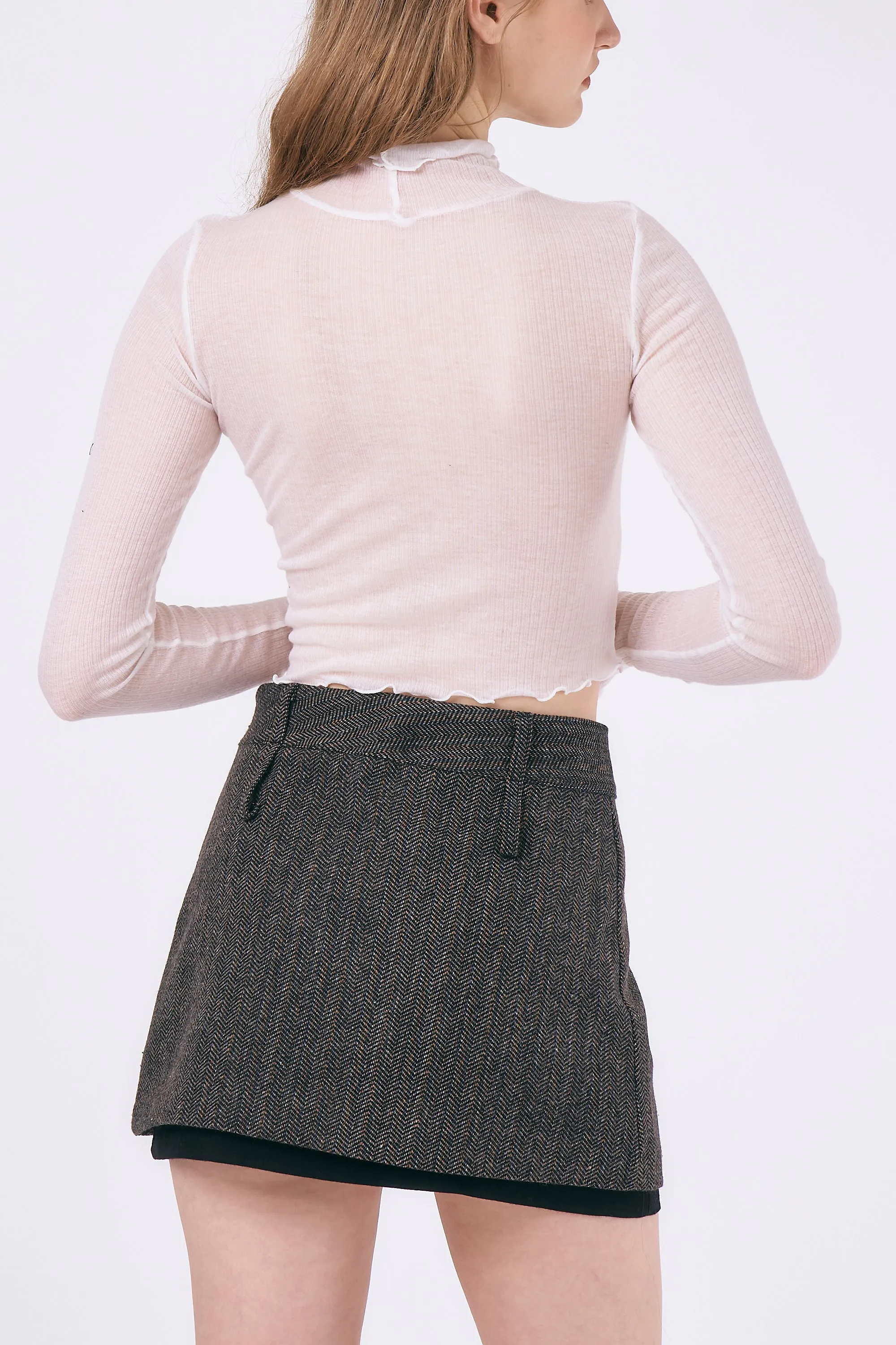 Eliana Cut-out Turtleneck Top