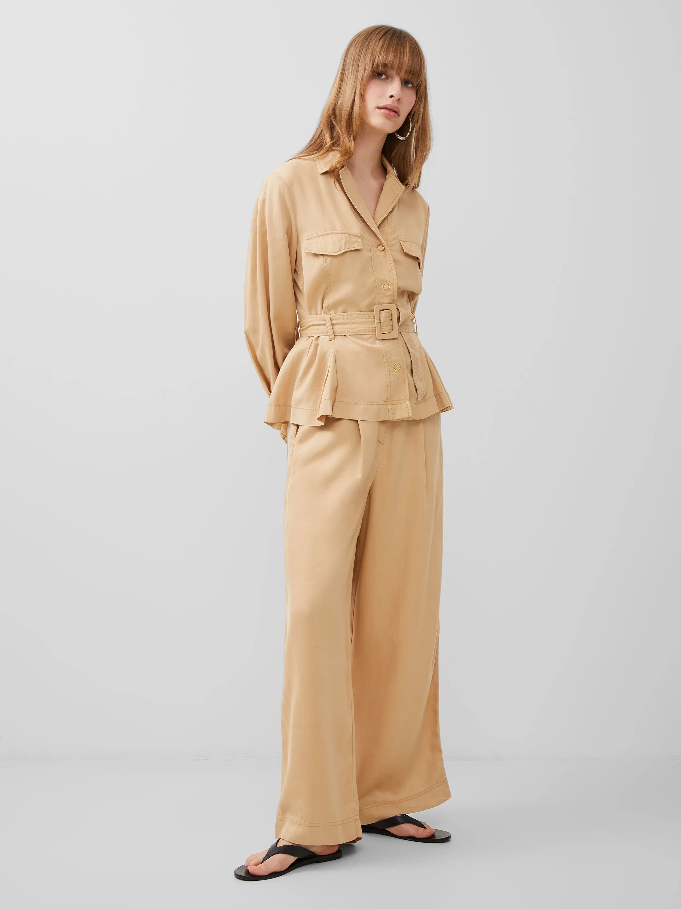 Elkie Twill Belted Jacket