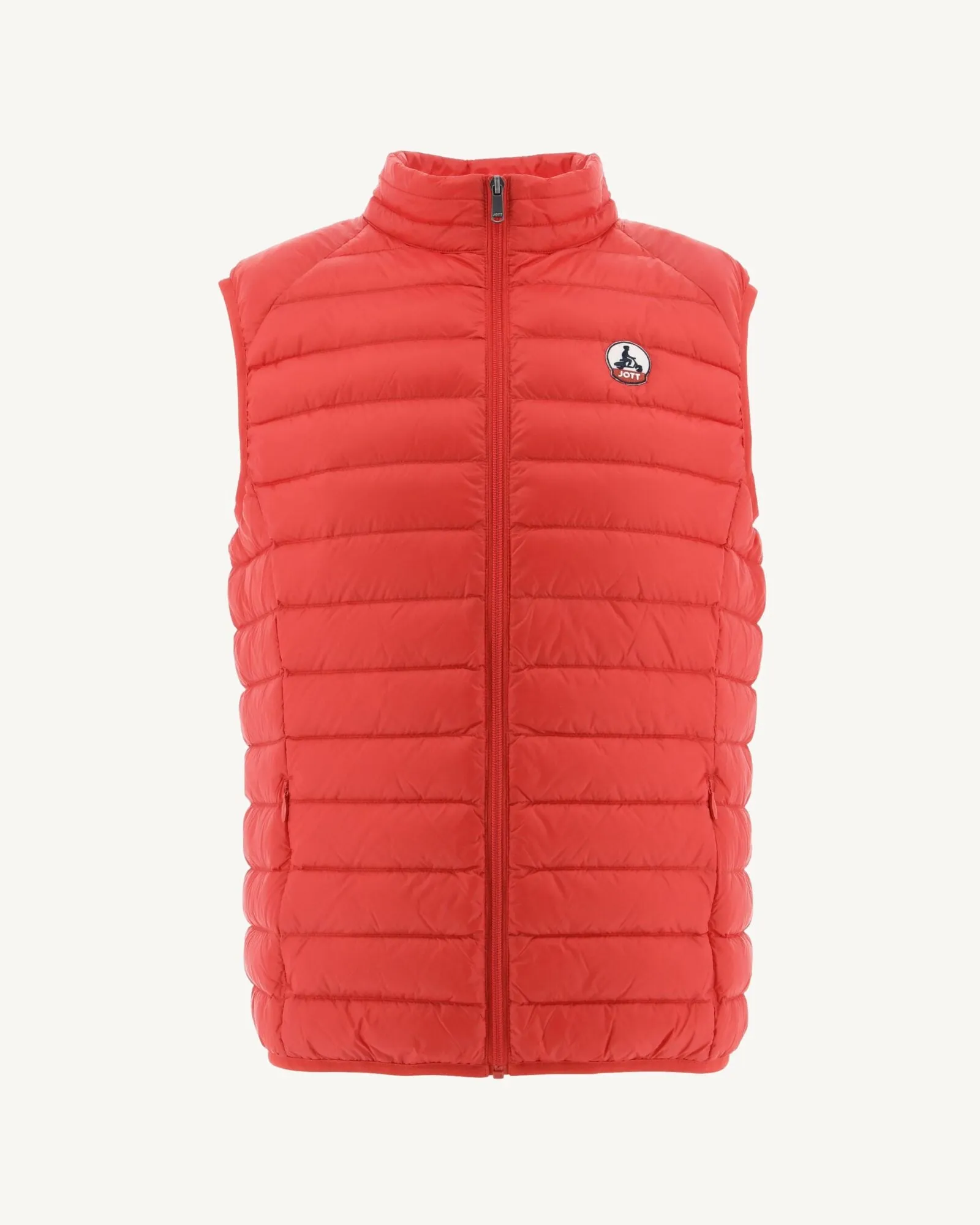 Fire red down jacket Tom