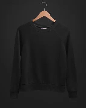 HW Crew Sweatshirt: Black