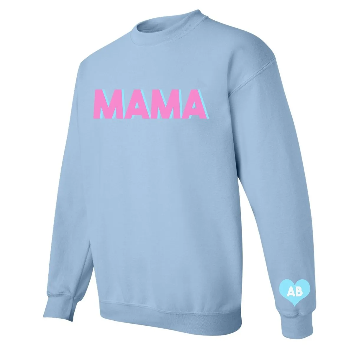 Initialed 'Mama' Crewneck Sweatshirt