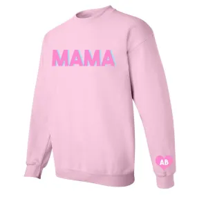 Initialed 'Mama' Crewneck Sweatshirt