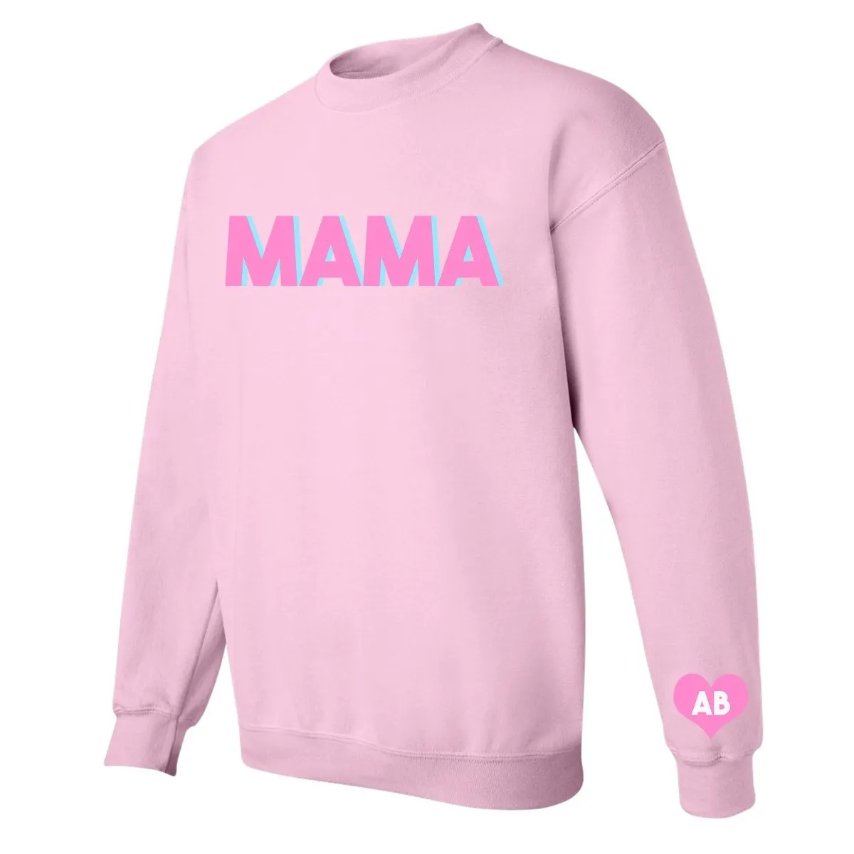 Initialed 'Mama' Crewneck Sweatshirt