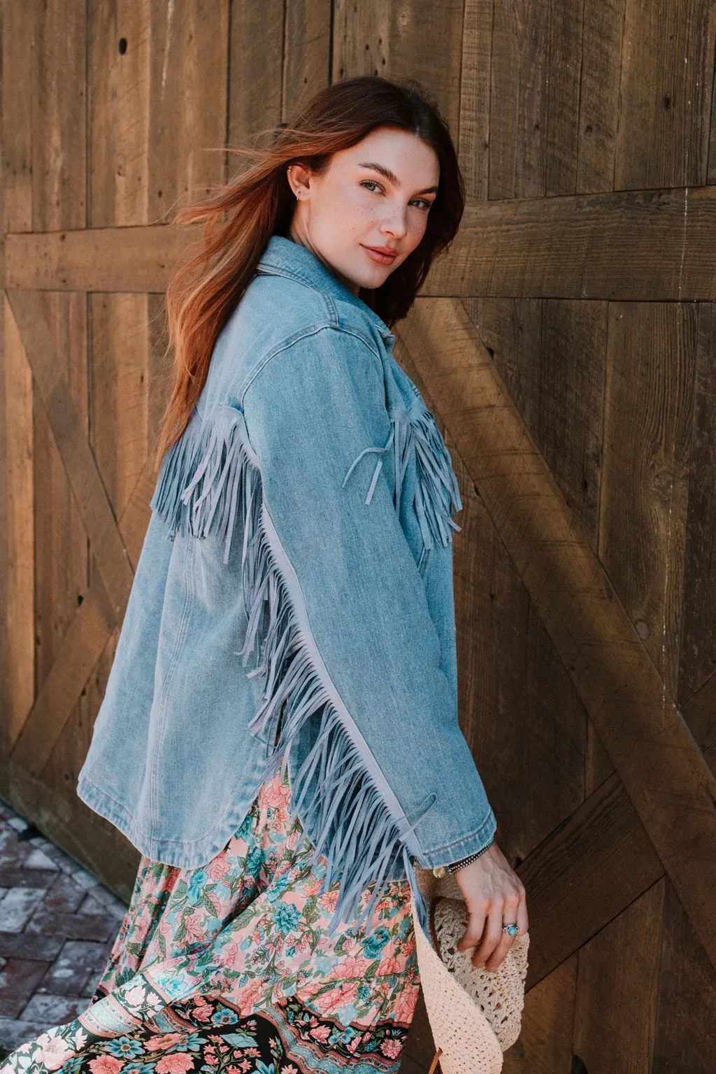 Jackson Hole Button Down Jacket - Denim