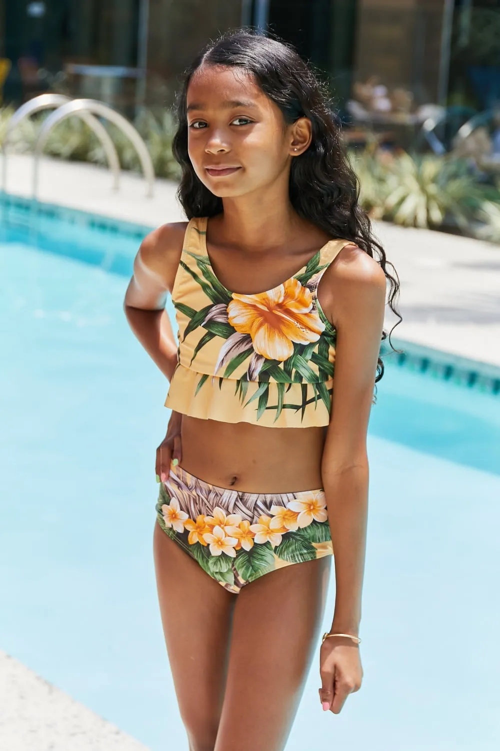 Kids Cool Down Sleeveless Two-Piece Swim Set