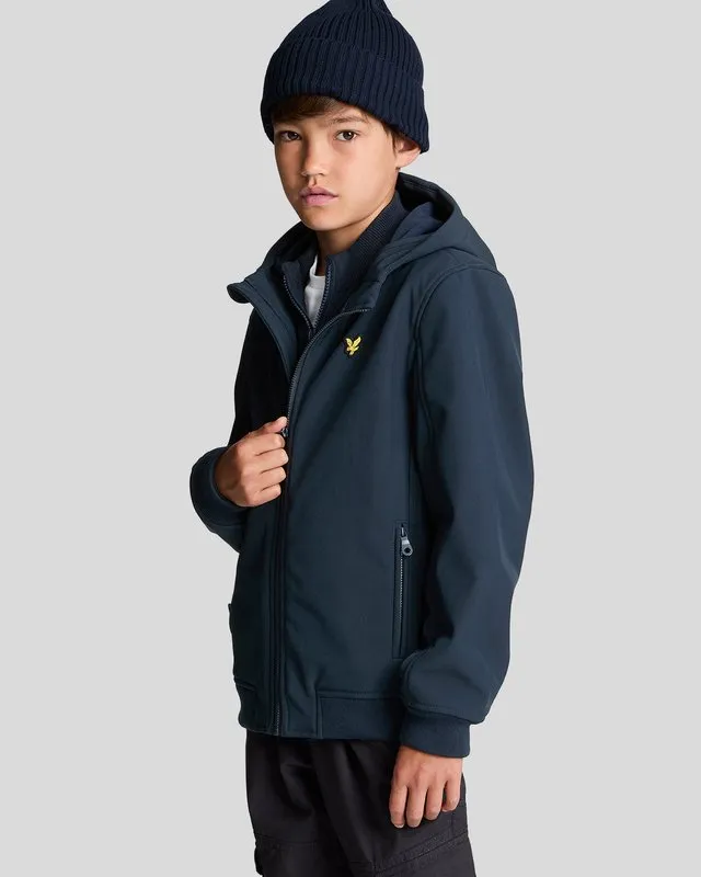 Kids Softshell Hooded Jacket