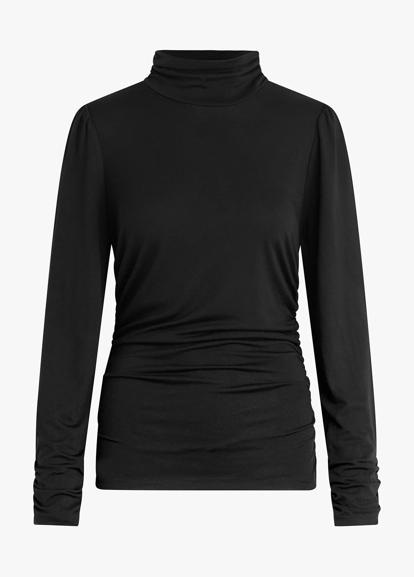 LAUREL RUCHED TURTLENECK