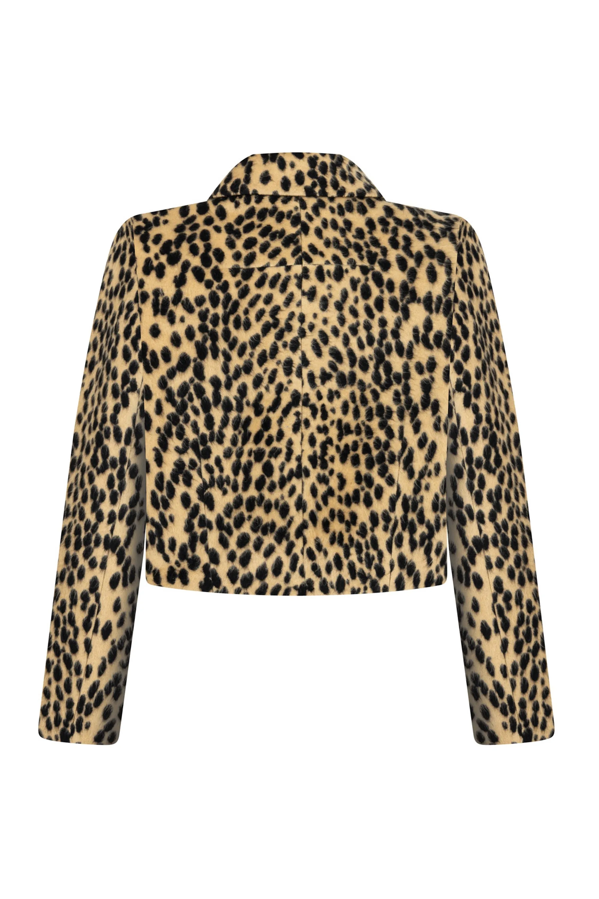 Leopard Print Crop Jacket