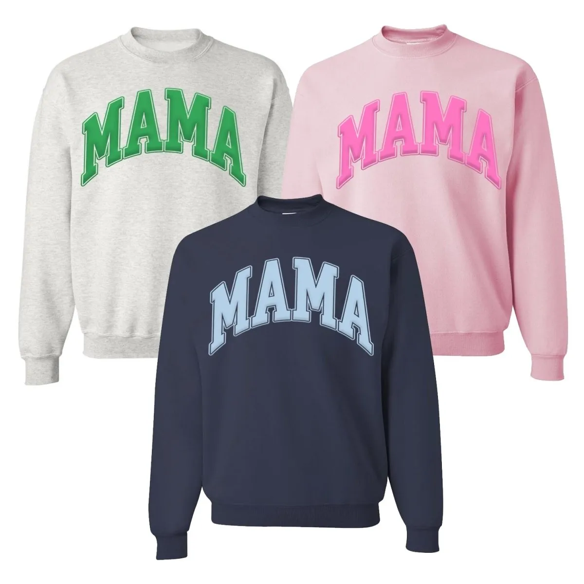 'Mama' PUFF Crewneck Sweatshirt