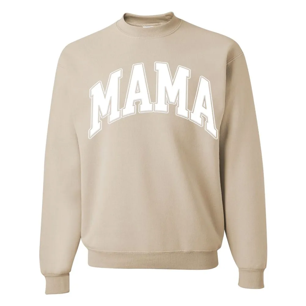 'Mama' PUFF Crewneck Sweatshirt