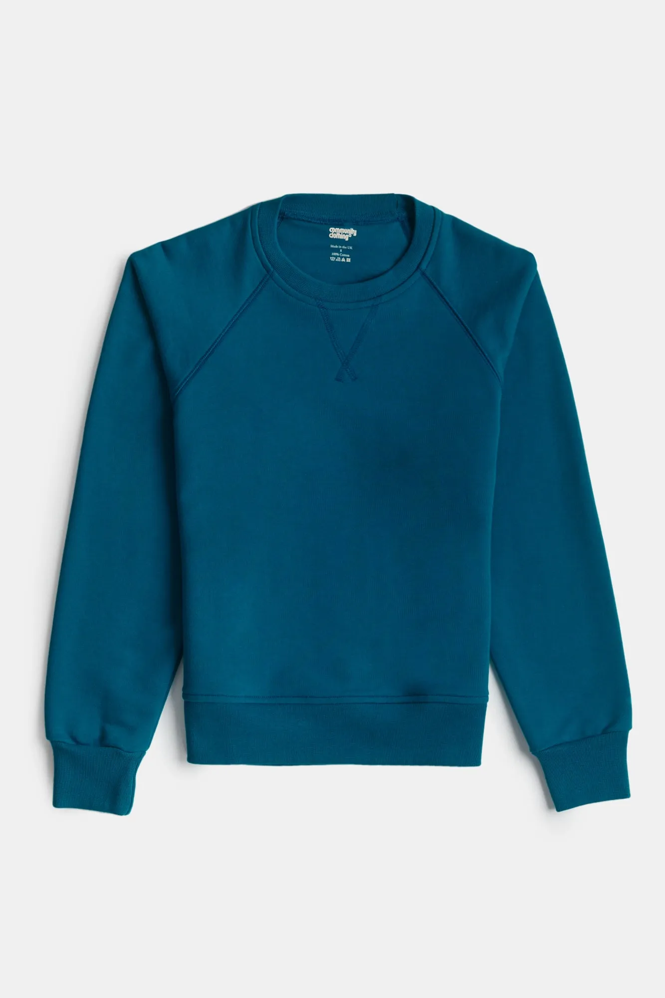 Men's Raglan Sweatshirt - Teal