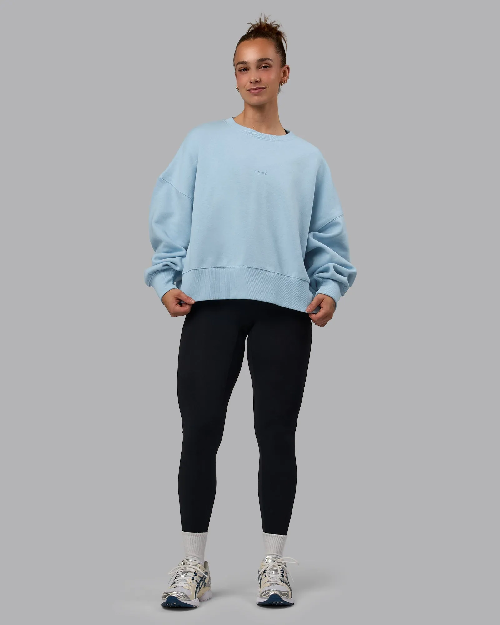 MVP Oversized Sweater - Glacial Blue