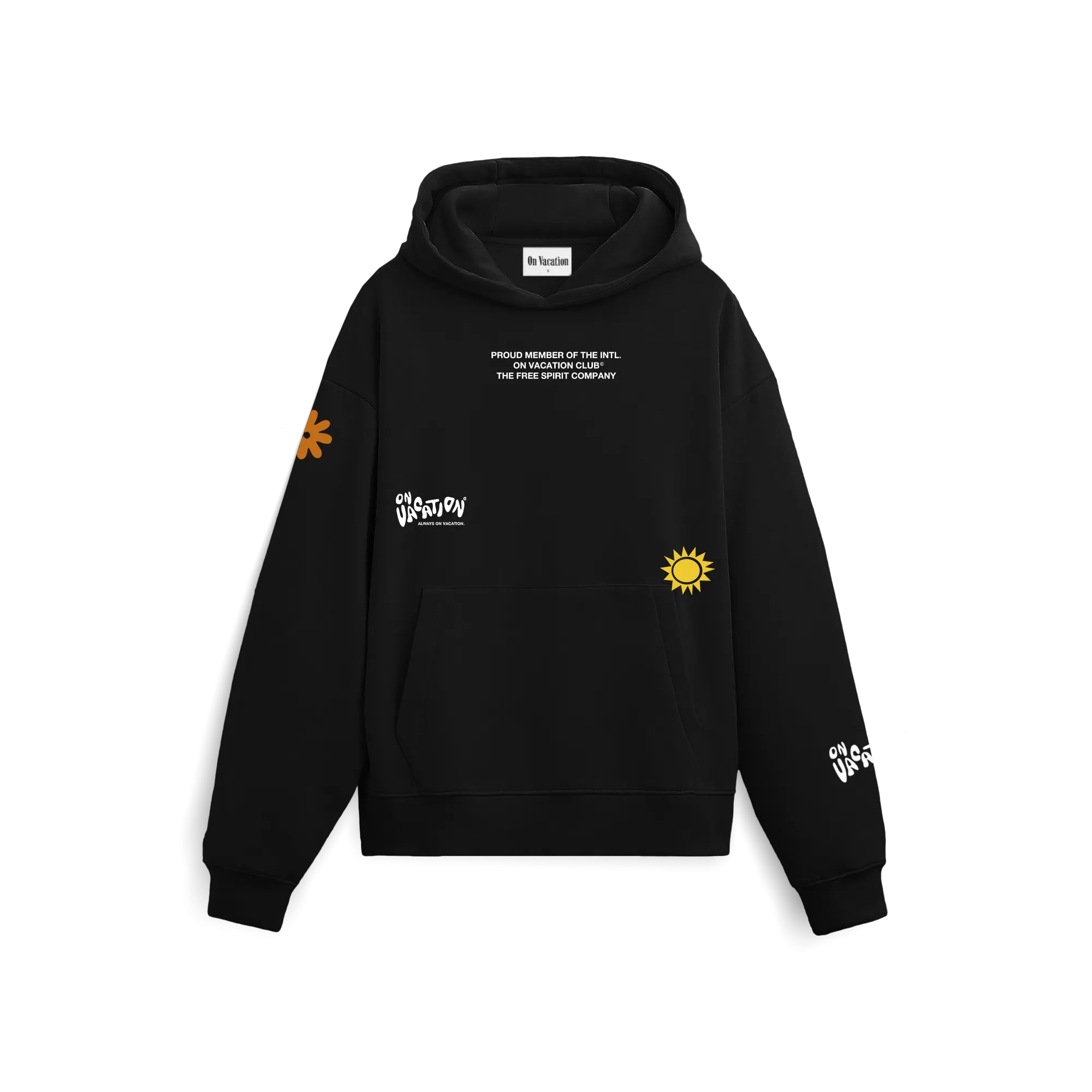 Patch Hoodie - Black