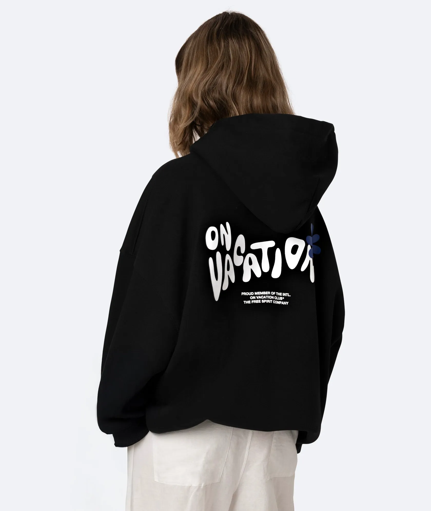 Patch Hoodie - Black