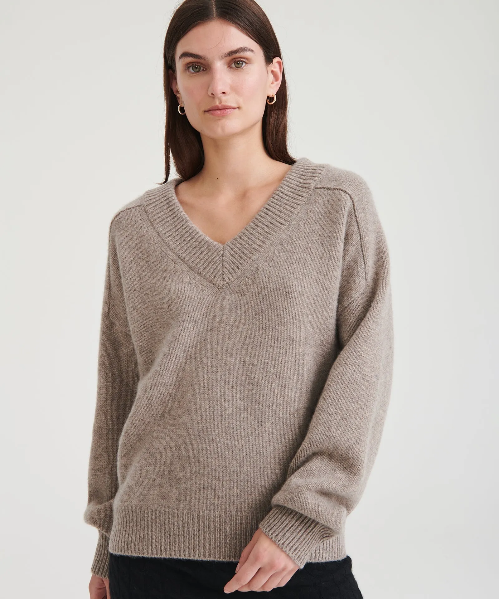 Super Luxe Cashmere V-Neck Sweater