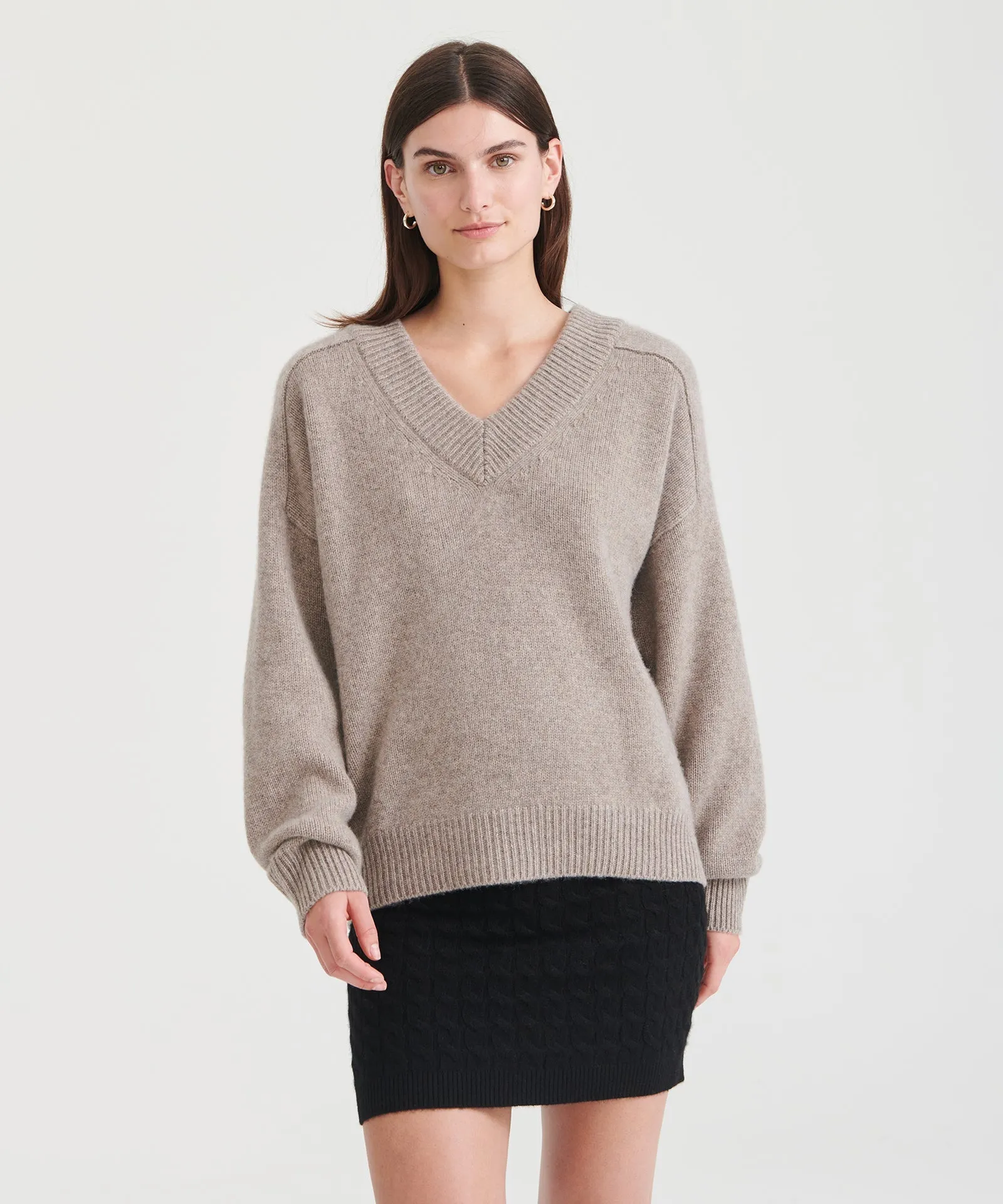 Super Luxe Cashmere V-Neck Sweater